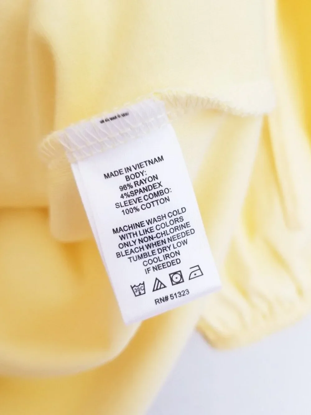 1. State Women' L Butter Yellow 3/4 Balloon Sleeve Tie Bow Blouse Top Coquette - Picture 8 of 14